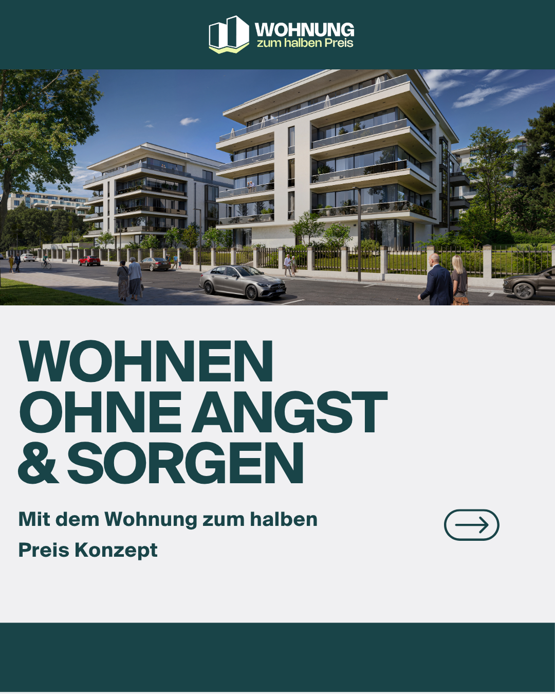 Wohnung zum halben Preis